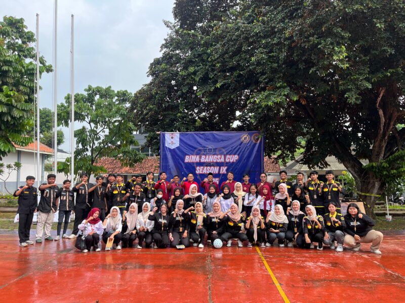 Tim futsal SMA foto bersama di ajang BBC 2025.