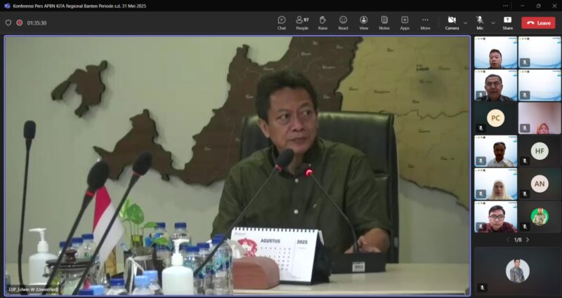 Penjelasan mengenai realisasi APBN 2025 di Provinsi Banten,