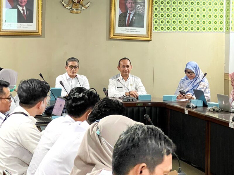 Diskominfo Kabupaten Serang berikan Bimtek I Pengelola Website OPD dan Kecamatan se-Kabupaten Serang, Rabu, (16/7/2025).