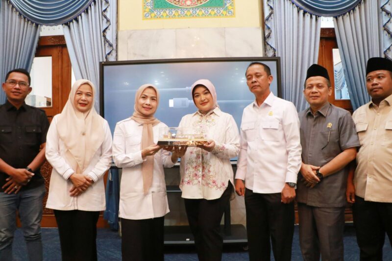 Annisa Maharani Alzahra Mahesa selaku Anggota DPR RI menemui Bupati Serang Ratu Zakiyah, Rabu, (6/8/2025). 