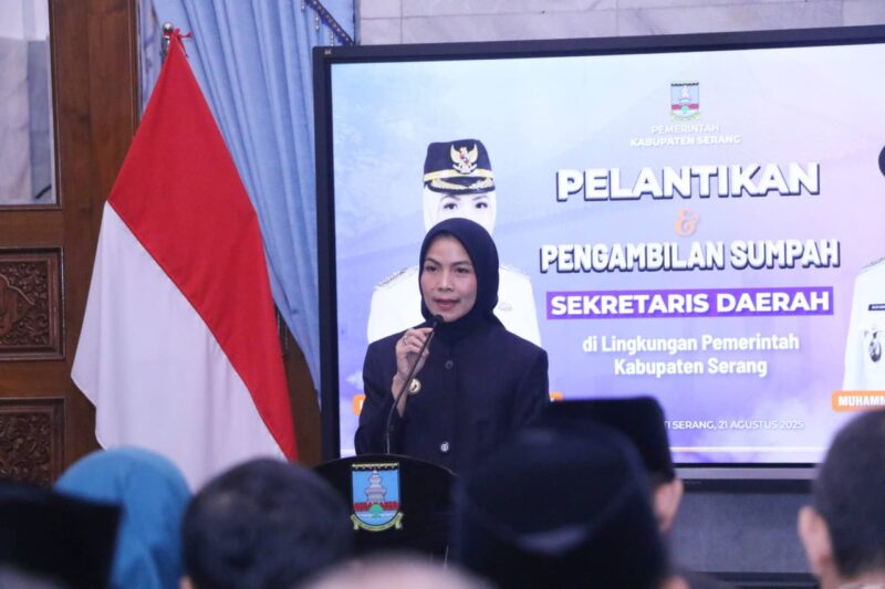 Bupati Kabupaten Serang, Hj. Ratu Rachmatuzakiyah, menegaskan tidak ada praktik jual beli jabatan dalam pemerintahannya. 