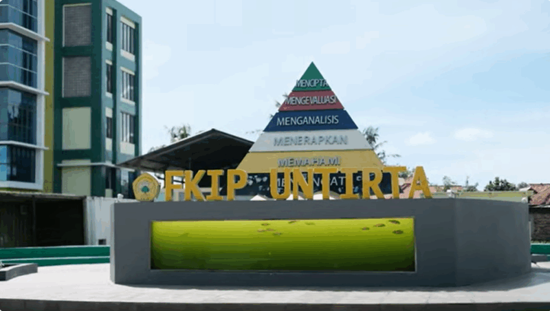 Kampus FKIP Untirta di Ciwaru, Kota Serang.