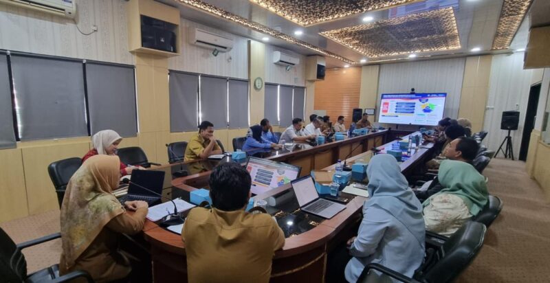 Suasana forum rapat PKP di Bappeda Kota Serang.