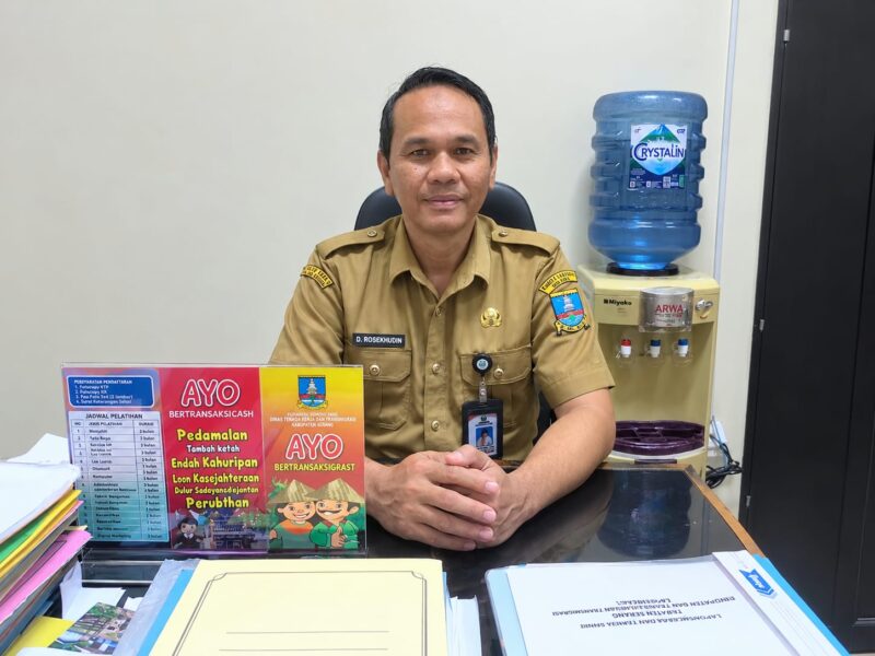 Kepala Bidang Penempatan Tenaga Kerja Disnakertrans Kabupaten Serang Dedi Rosahudin.